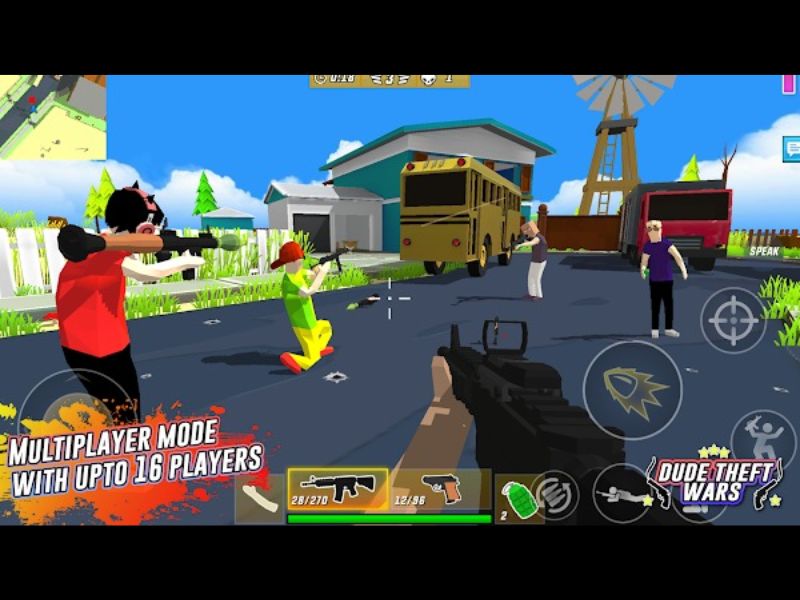 Những màn truy đuổi vừa căng thẳng vừa hài hước trong Hack Dude Theft Wars 