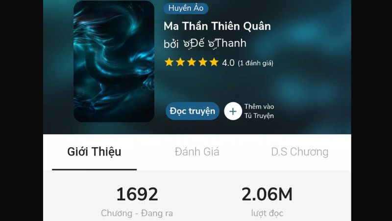 Giao diện thân thiện, dễ dùng trong Metruyenchu
