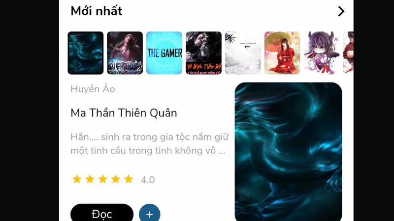 Cập nhật truyện mới liên tục trong Metruyenchu