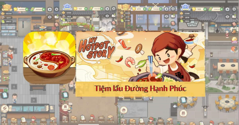 Tiệm lẩu Đường Hạnh Phúc MOD