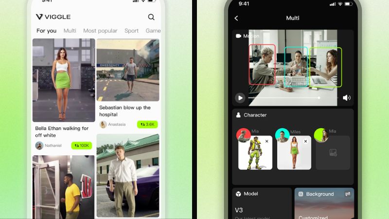 Bắt kịp mọi xu hướng trên TikTok và mạng xã hội trong Viggle Ai