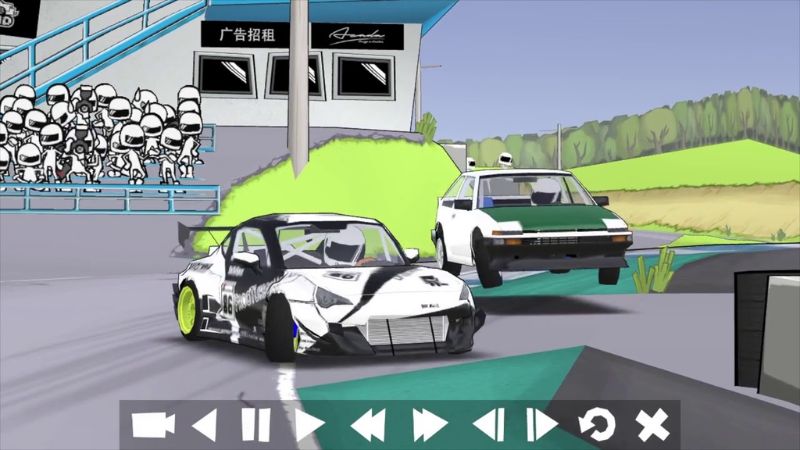 Cơ chế điều khiển linh hoạt và chân thực trong Fr Legends Mod Apk
