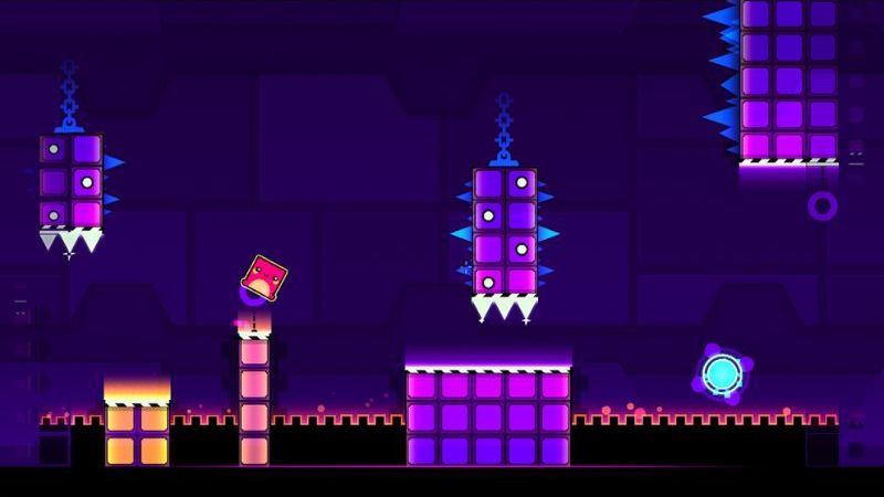 Đồ họa tối giản nhưng bùng nổ hiệu ứng trong Geometry Dash Subzero Hack