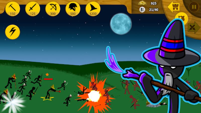 Lối chơi chiến thuật thời gian thực đầy cuốn hút trong Stick War Legacy Hack