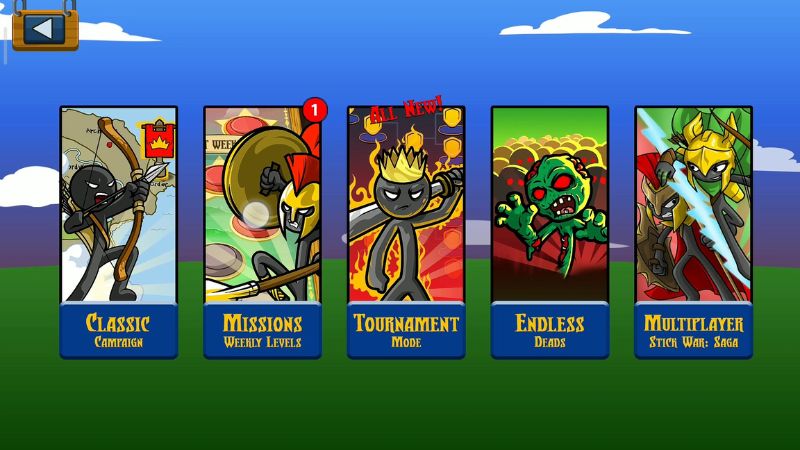 Bản đồ Saga mở rộng trong Stick War Legacy Hack