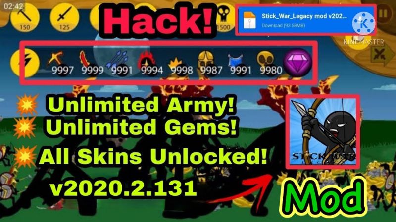 Stick War: Legacy Mod 99999999 Có Gì?