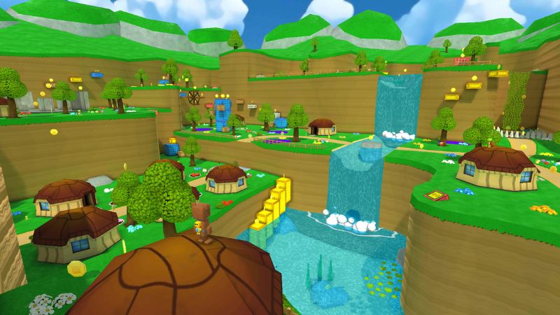 Thế giới mở rộng lớn và đầy bí ẩn trong Super Bear Adventure Mod APK